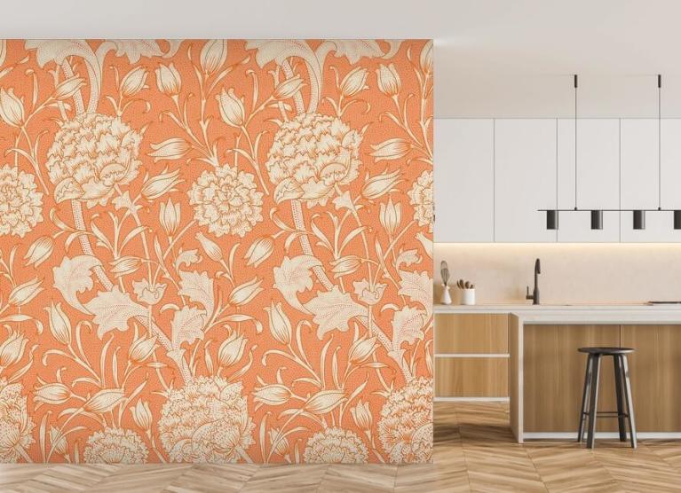 Caroline Okun Umbria Wallpaper Burnt Orange  Denny Designs  Target