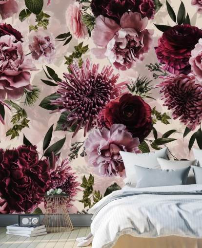 pink, red and maroon floral wallpaper pink, red and maroon floral wallpaper