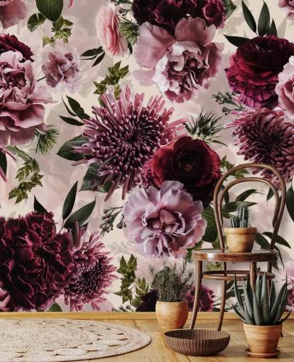 pink, red and maroon floral wallpaper pink, red and maroon floral wallpaper