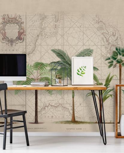 row of tropical trees and map background wallpaper row of tropical trees and map background wallpaper