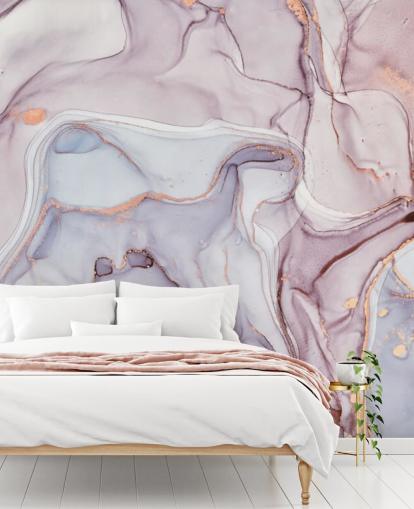 lila und rosa Marmor mit roségoldenen Reflexen Tapete lila und rosa Marmor mit roségoldenen Reflexen Tapete