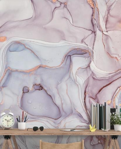 papel pintado de mármol morado y rosa con tonos oro rosa papel pintado de mármol morado y rosa con tonos oro rosa