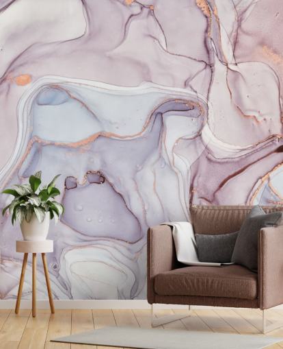 papel pintado de mármol morado y rosa con tonos oro rosa papel pintado de mármol morado y rosa con tonos oro rosa