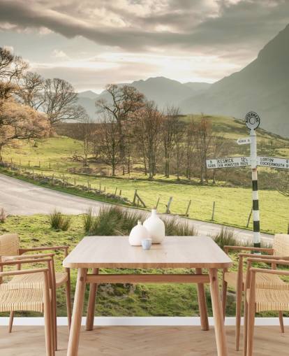 carta da parati campagna inglese