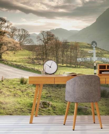 englische Landschaft Tapete