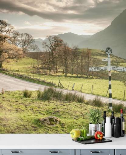 carta da parati campagna inglese