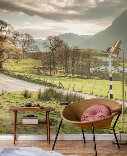 englische Landschaft Tapete