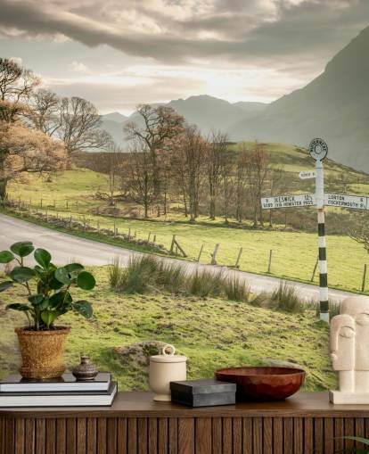 englische Landschaft Tapete