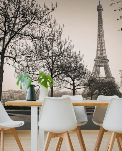 black and white eiffel tower wallpaper