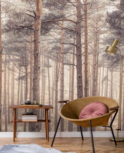 Skov i skumringen Skov i skumringen