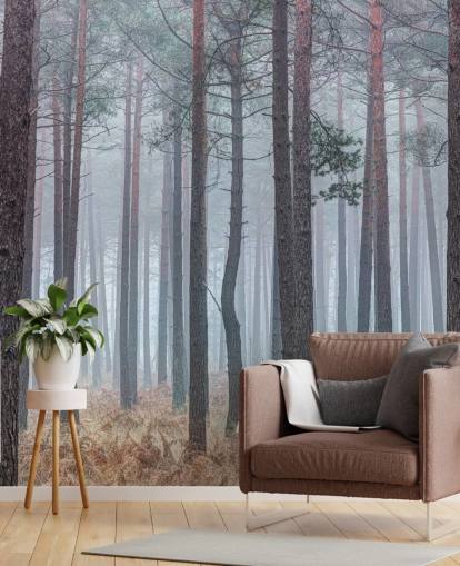 misty forest wallpaper misty forest wallpaper