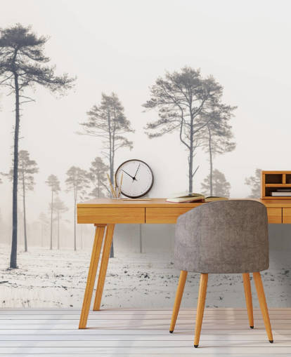 trær i snø tapet trær i snø tapet