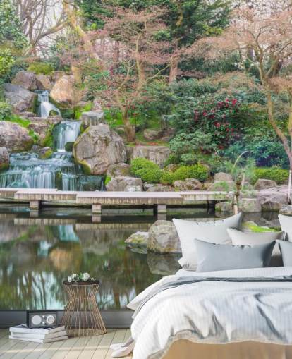 relaxing garden wallpaper