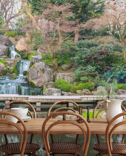 papel de parede relaxante jardim