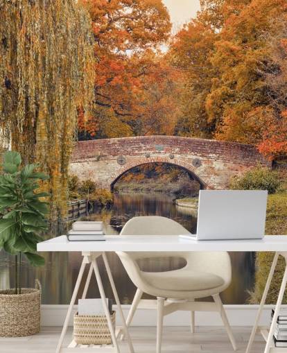 Canal through a forest Canal through a forest