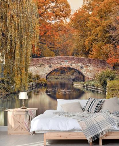 Kanal gennem en skov