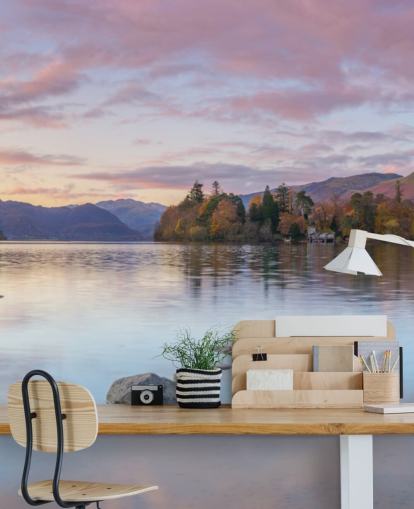 Lake Surrounded by Mountains