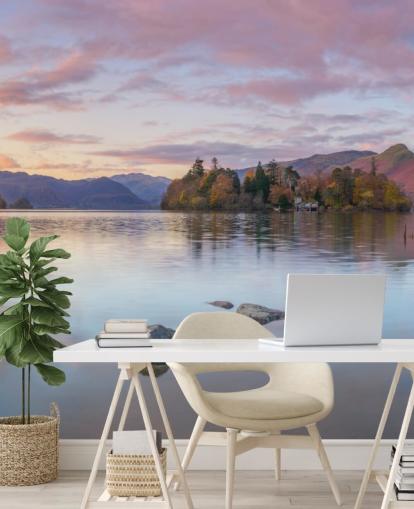 Lake Surrounded by Mountains