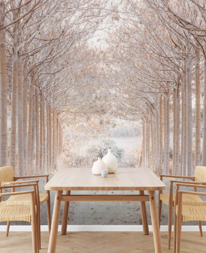 Alberi innevati in un paese delle meraviglie Alberi innevati in un paese delle meraviglie