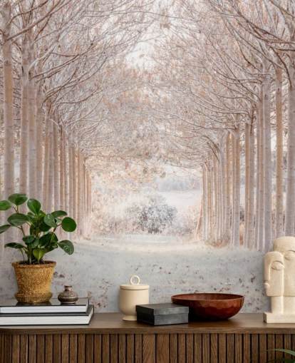 Verschneite Bäume in einem Wunderland Verschneite Bäume in einem Wunderland