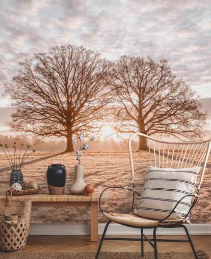 Árboles en un prado