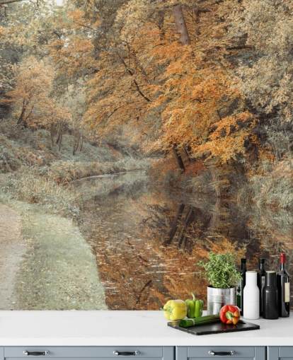 papel de parede outono floresta por canal