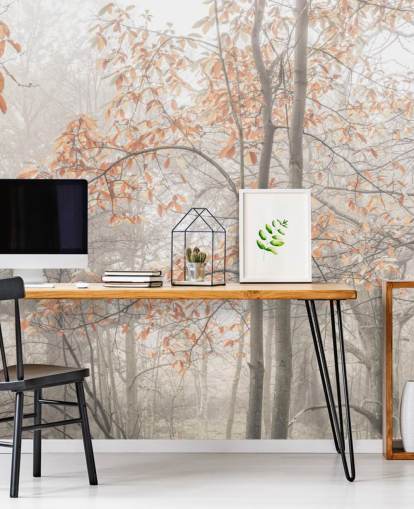 sumuiset puut kanavalla