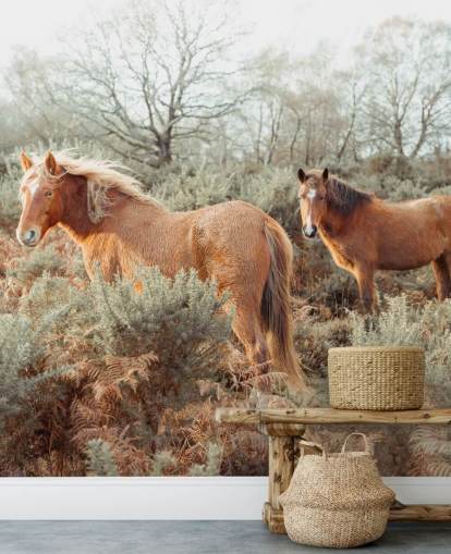 ginger horses in wild habitat wallpaper ginger horses in wild habitat wallpaper
