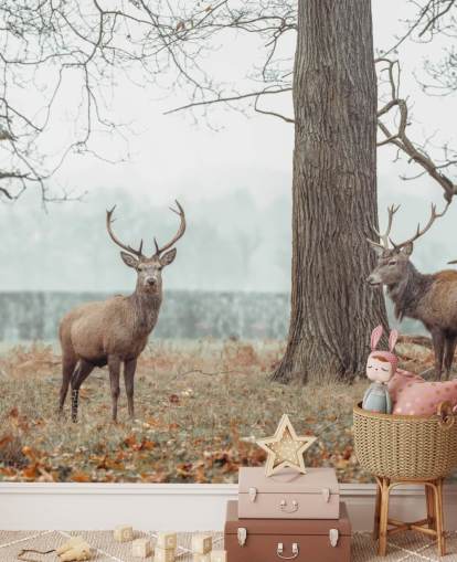 Herde in der Landschaft Herde in der Landschaft