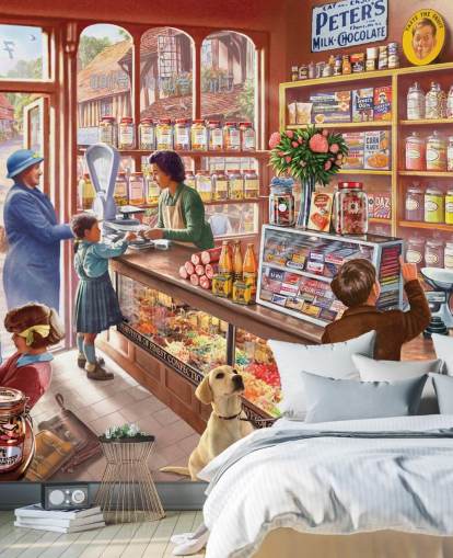 fondo de pantalla vintage sweet shop