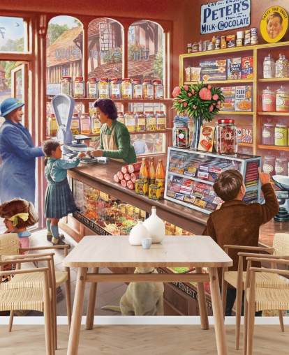 fondo de pantalla vintage sweet shop
