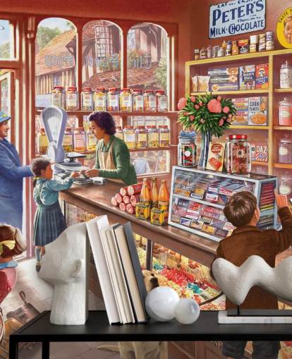 vintage sweet shop wallpaper vintage sweet shop wallpaper