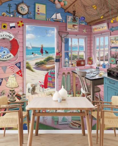 fond d'écran intérieur d'une cabane de plage fond d'écran intérieur d'une cabane de plage