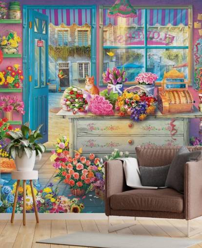fondo de pantalla inside flower shop