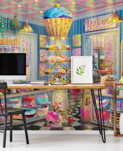 velsmagende cupcake butik tapet velsmagende cupcake butik tapet