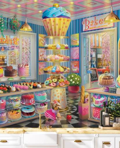 gustosa carta da parati cupcake store