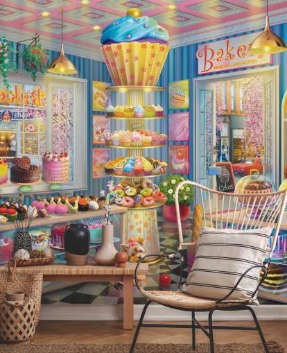 smakelijk cupcake store behang smakelijk cupcake store behang