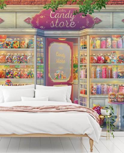 papier peint assez vieux magasin de bonbons papier peint assez vieux magasin de bonbons