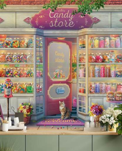 pretty old sweet shop wallpaper pretty old sweet shop wallpaper