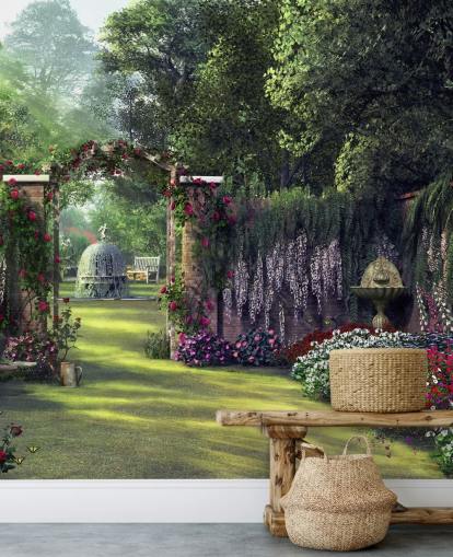 papel de parede colorido fachada jardim papel de parede colorido fachada jardim