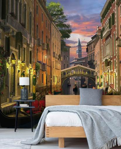 gamla kanalen i Venedig tapeter