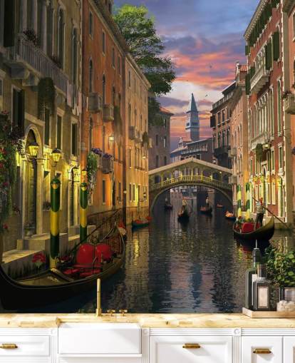 papel de parede old canal in venice papel de parede old canal in venice