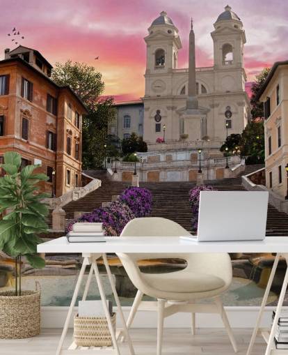 espanjan portaat ja kirkon tapetti espanjan portaat ja kirkon tapetti