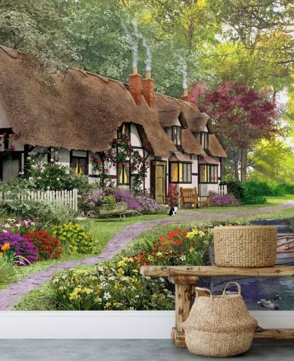 fond d'écran chaumière par canal