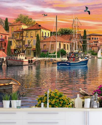 colourful boat wallpaper colourful boat wallpaper