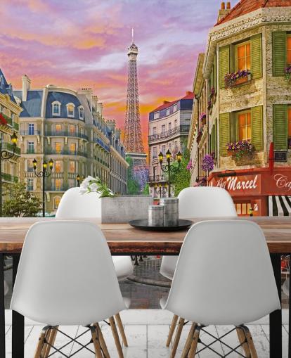 gamle gader i paris tapet