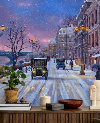snow streets of paris wallpaper snow streets of paris wallpaper