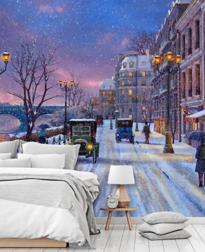 snow streets of paris wallpaper snow streets of paris wallpaper