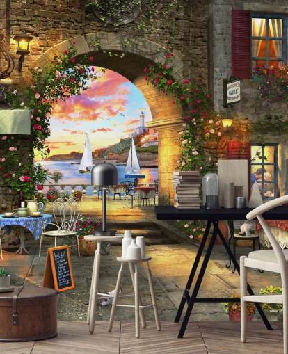 romantic european town wallpaper romantic european town wallpaper