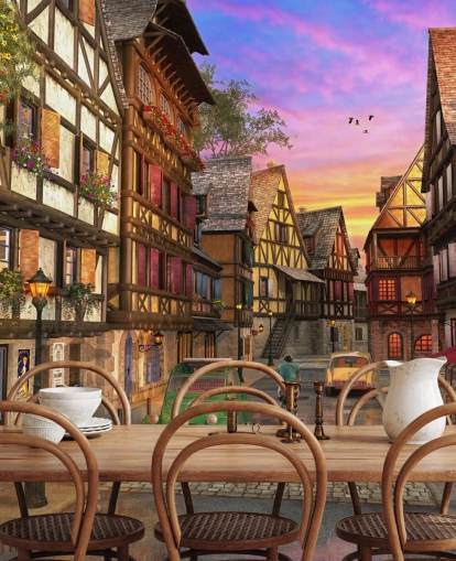 street in past wallpaper